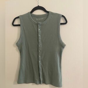 Abercrombie & Fitch Button Down Tank